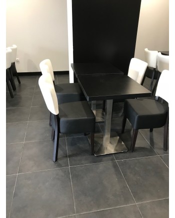 pied ,inox pour table 2 personnes