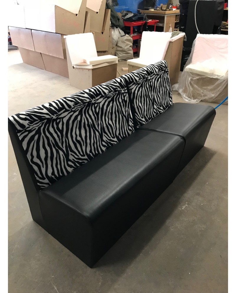 banquette discotheque ZEBRE