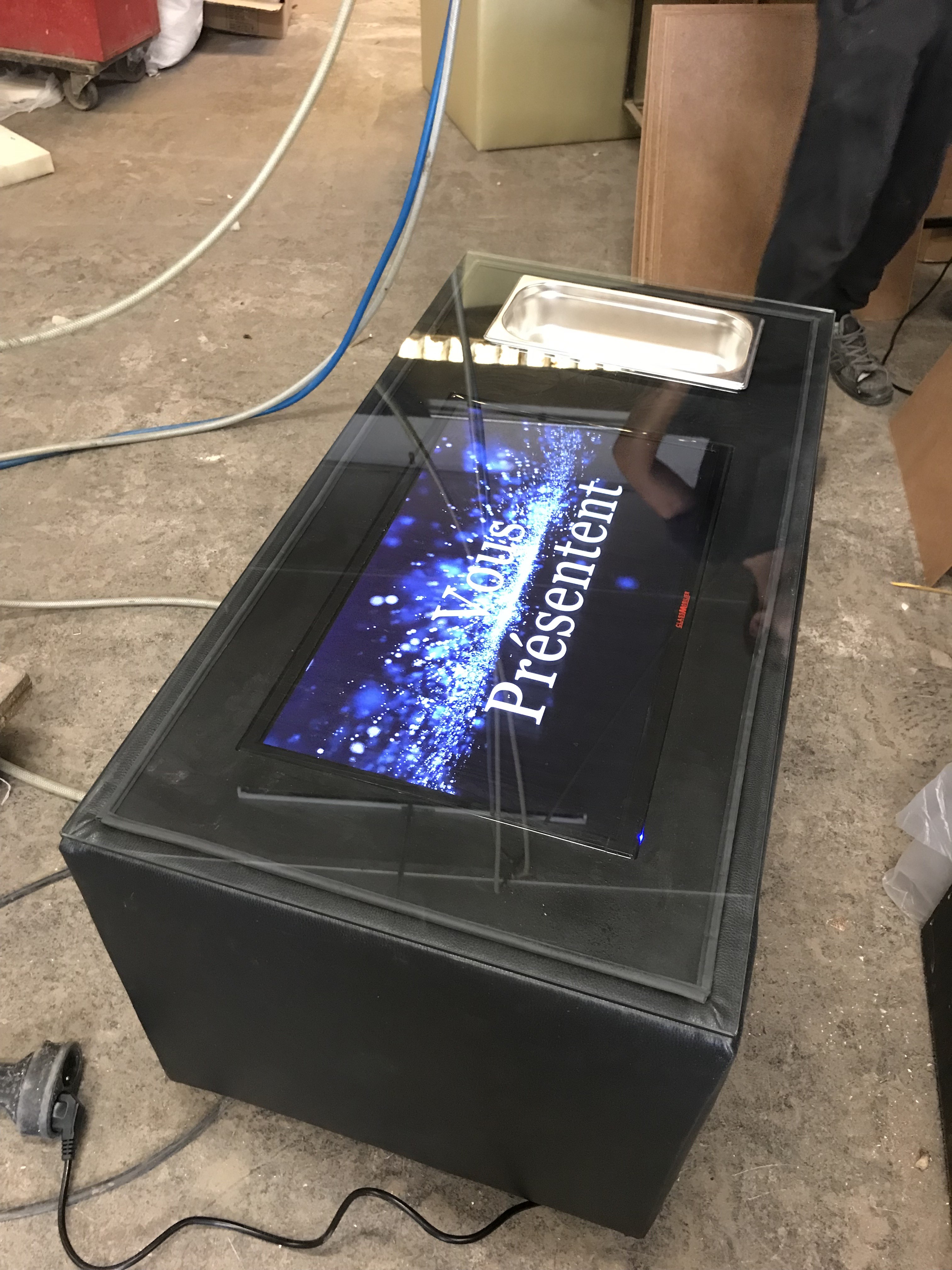 table basse video