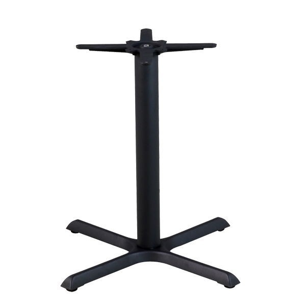 Piètement de table en fonte noir 4 branches