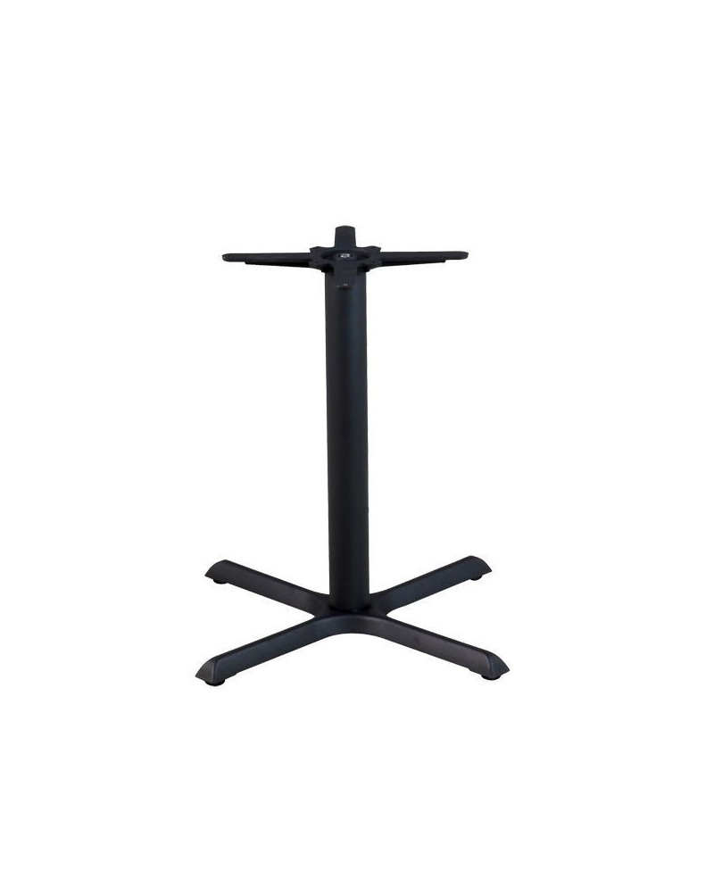 Piètement de table en fonte noir 4 branches