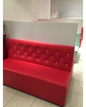 banquette restaurant bicolore