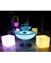 Table lumineuse diam 60cm hauteur 56 cm