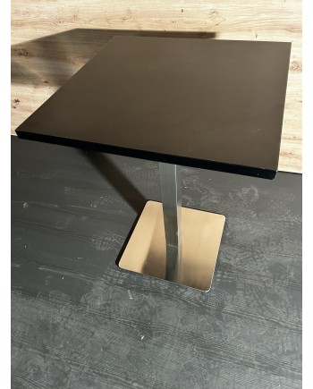 Table complàte pied inox
