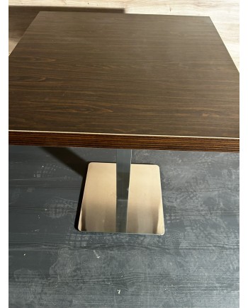Table complàte pied inox