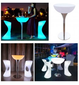 Table lumineuse mange debout