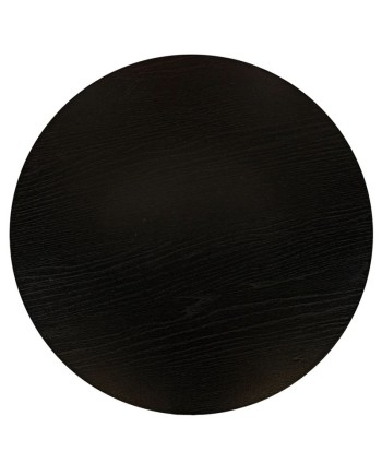 Table basse JOLYNE H42 Ø60 cm - CHR & espace d'accueil - Plateau Mélaminé & Structure Métal Noir