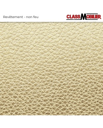 Revêtement simili cuir grainé non feu M2