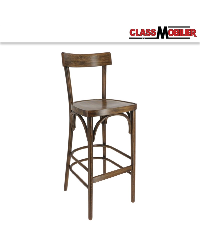 Chaise Haute Andel en hêtre cérusé foncé