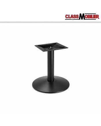 Pied table basse en inox noir - hauteur 53 cm