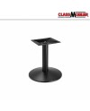 Pied table basse en inox noir - hauteur 53 cm